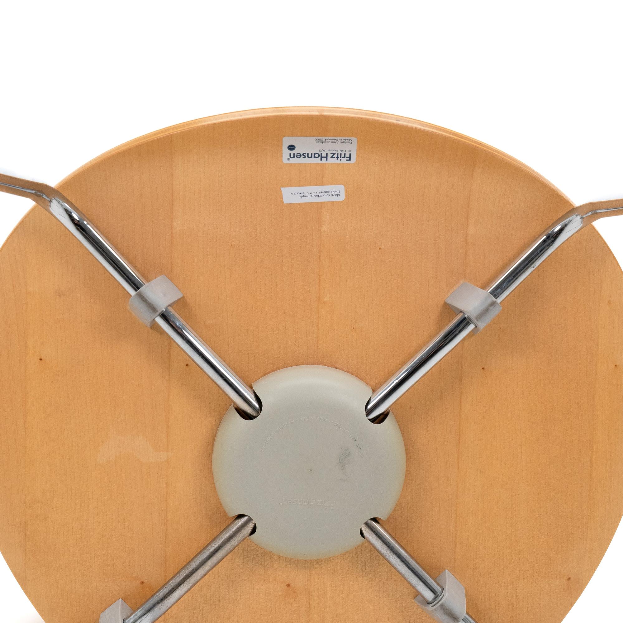 Serie 7 Stuhl Chrom Ahorn von Fritz Hansen 8