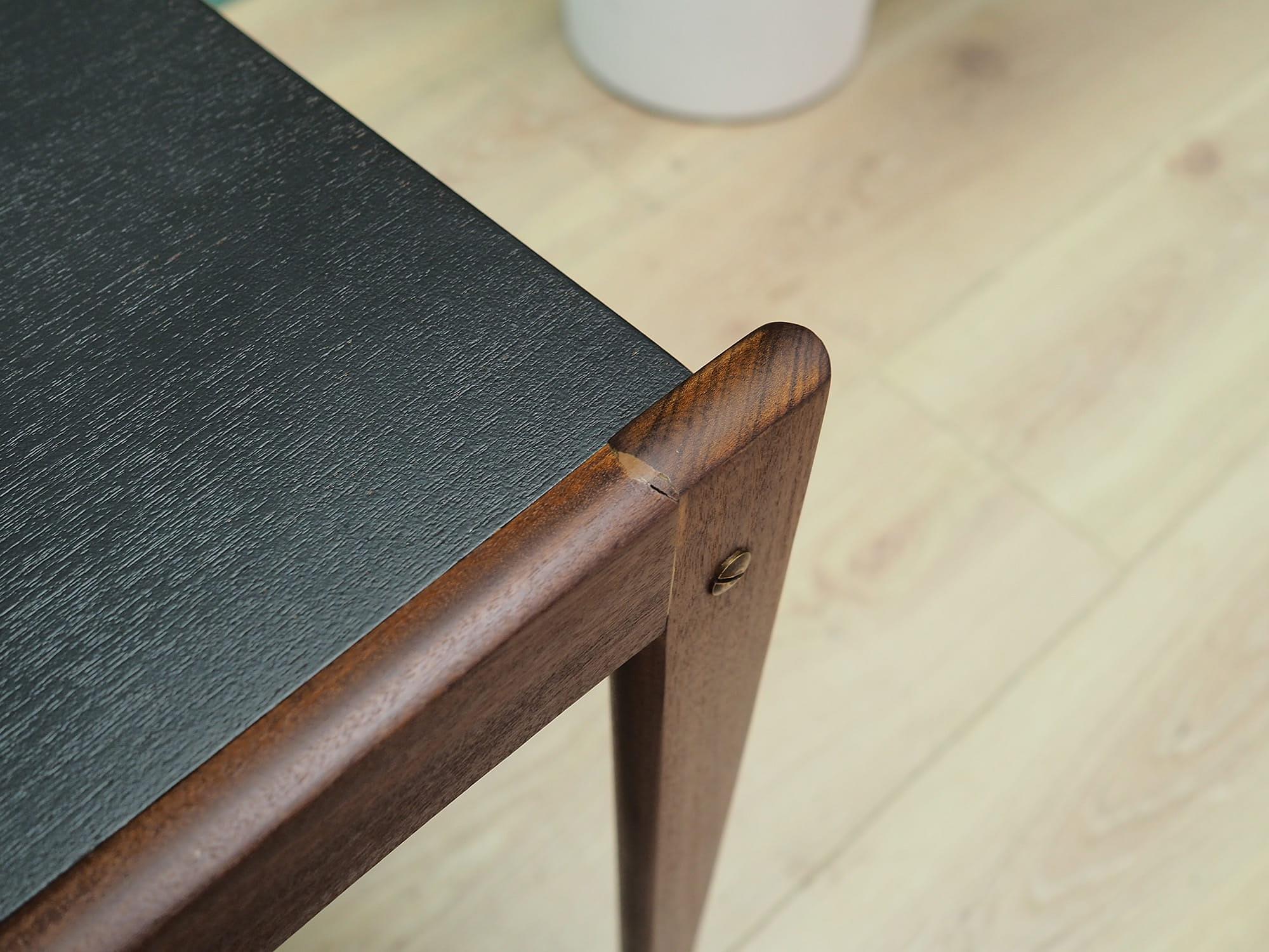 Vintage sewing table Teak brown 1960s 11