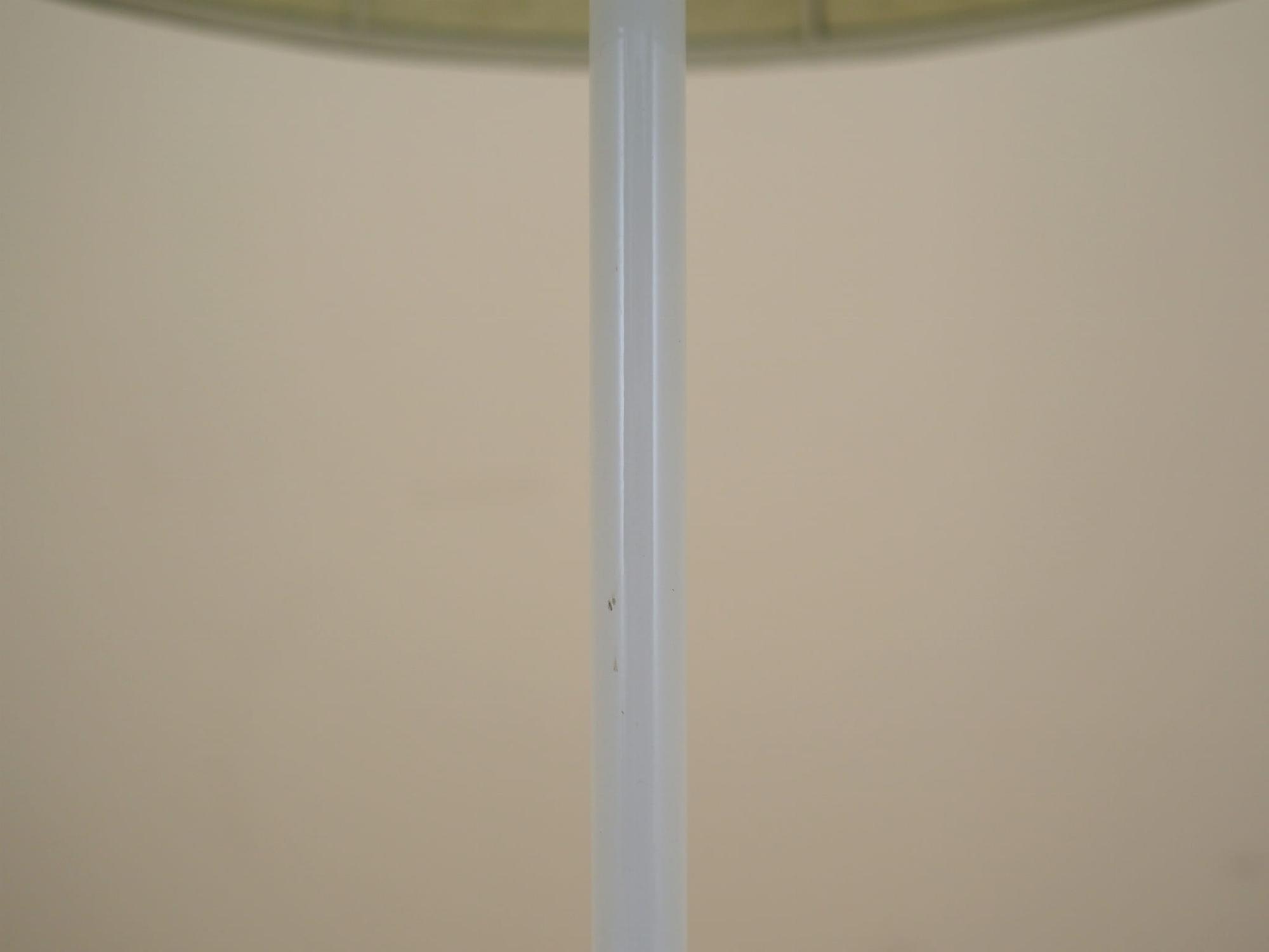 Vintage floor lamp Metal Fabric Green 1970s 10