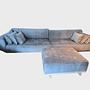 Aya Sofa 4-Sitzer & Hocker Planet Grey Green 2