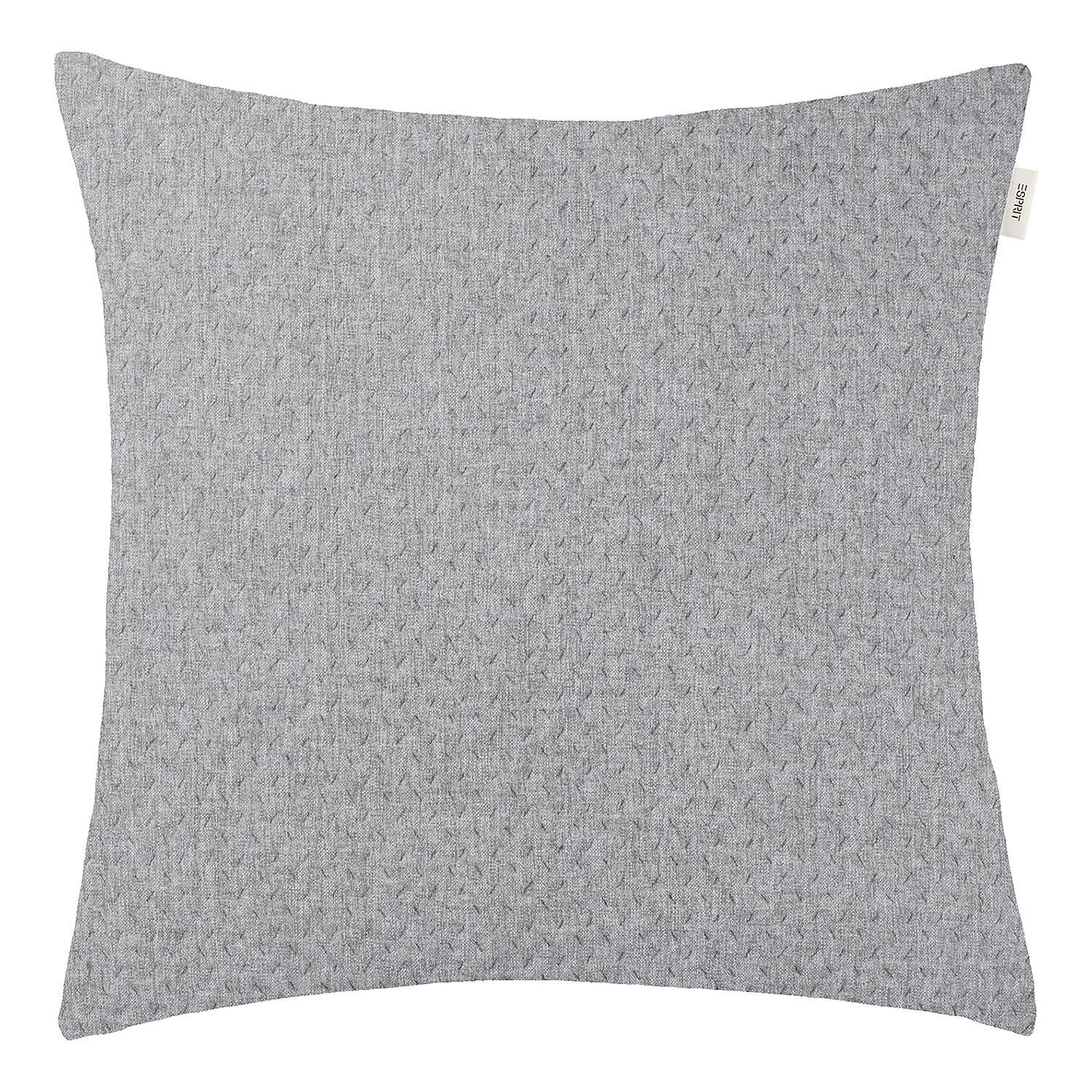 Harp Structure Pillowcase Polyester Light Gray 45 x 45 cm 0