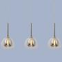 Pendant lamp Hadan III mirror glass / iron 3-bulb 0