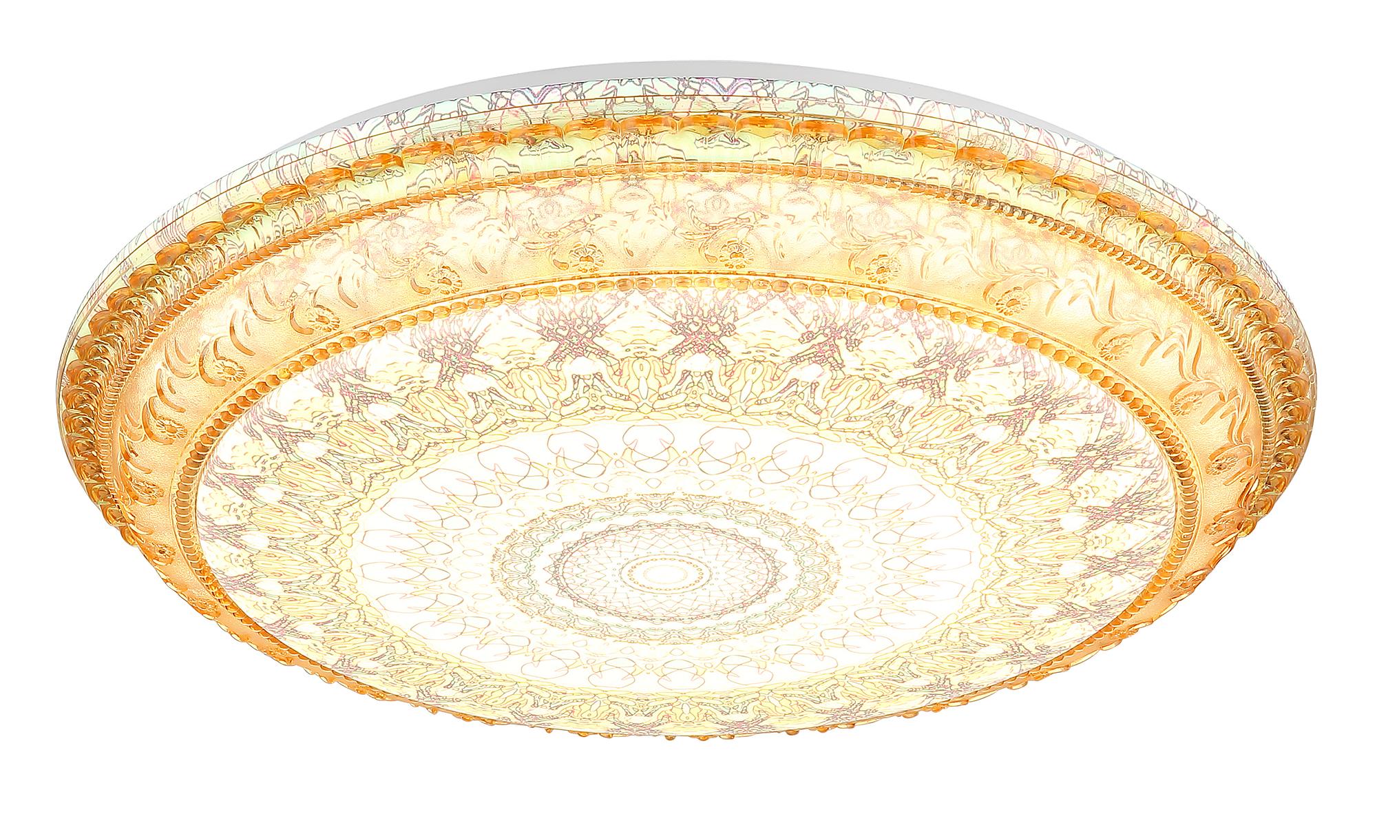 1-Flammig Lazaro LED-Deckenleuchte Acrylglas Eisen Braun 3