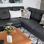 Assea Ecksofa Leder Anthrazit 0