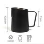 Milchkännchen Edelstahl Schwarz 350 ml 4