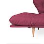 Nina Daybed Schlafsofa 3-Sitzer Dunkelrot 7