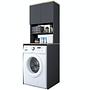 Washing machine cabinet Walnut brown 60cm x 183.6cm 5
