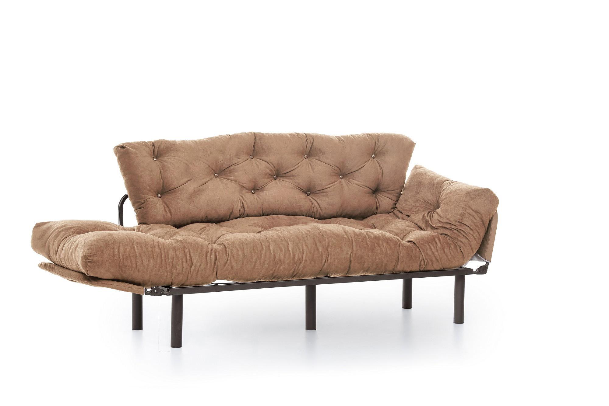 Nitta Triple Sofa Bed 3-seater Light Brown 6