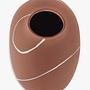 Iris Vase Ceramic Red 2
