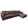 Slide Ecksofa Leder Braun 0