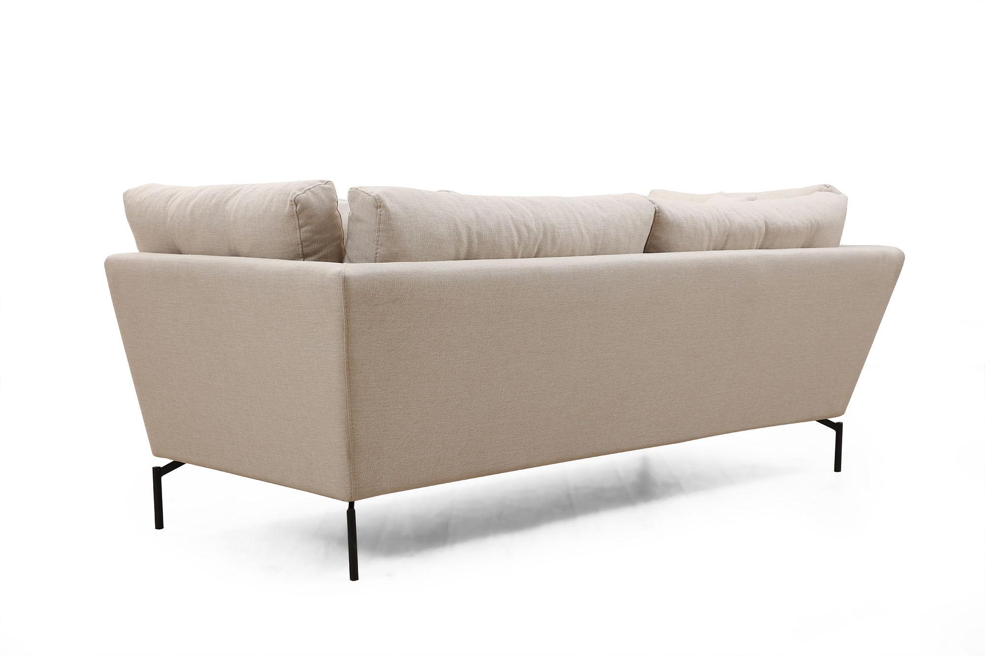 Mapa 3-Seater Sofa Cream 8