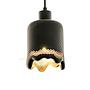 Klecks Ambient Pendant Lamp 3D Print Black Ø 13cm 1