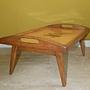 Couchtischtablett Art-déco Holz 1930er Jahre 1