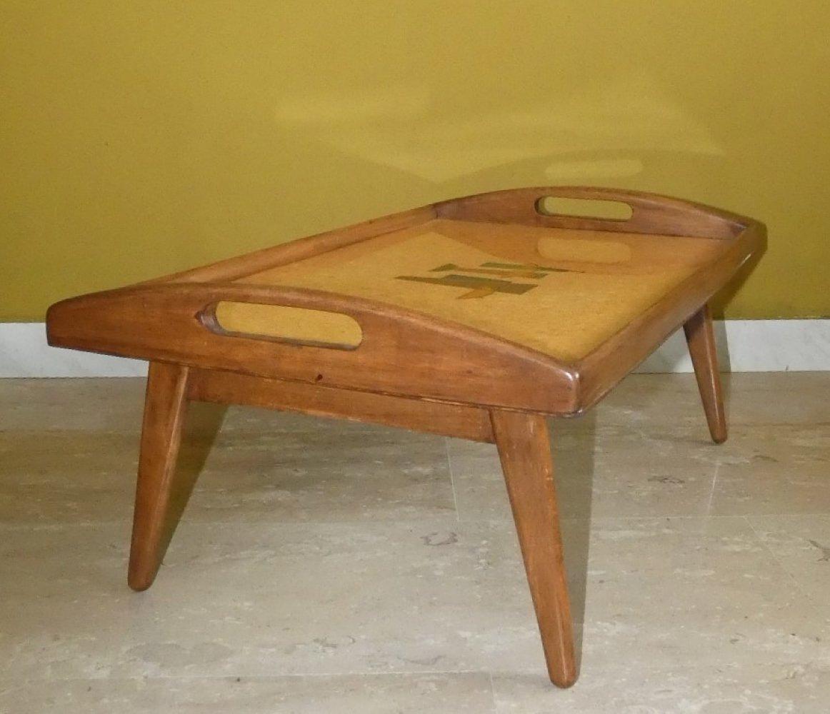 Couchtischtablett Art-déco Holz 1930er Jahre 1