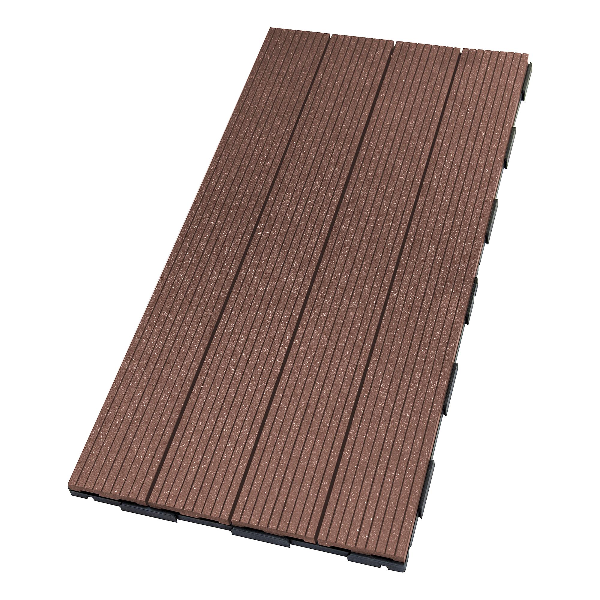 Terrassenfliese Thish 6er-Set Braun 4
