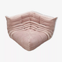 Togo Corner Sofa Velvet Light Pink 0
