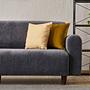 Noya Sofa 3-Sitzer Chenille Grau 2