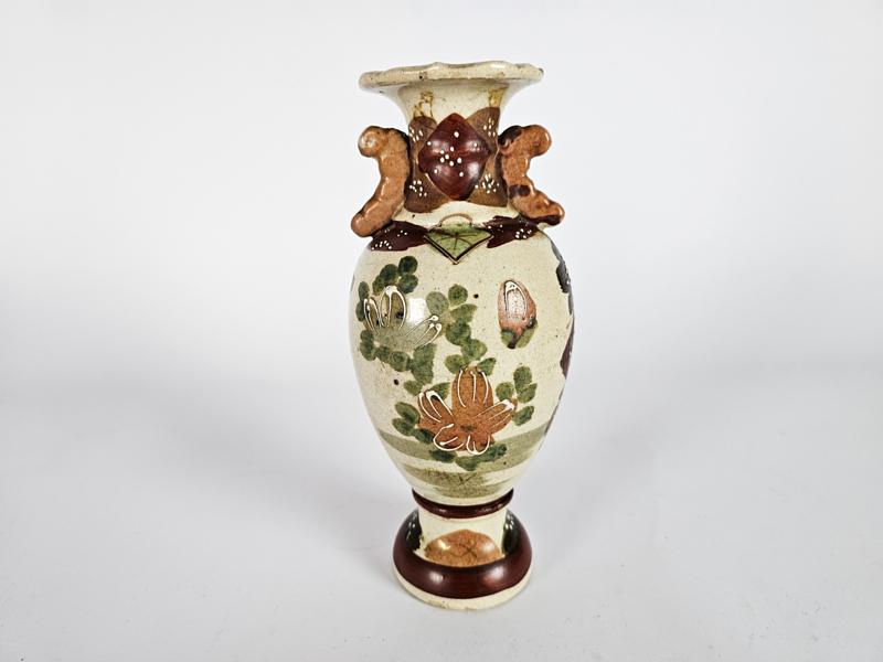 Vintage Vase Keramik Mehrfarbig 2