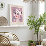 Flower Market Paris Kunstdruck mit Rahmen Mehrfarbig 0