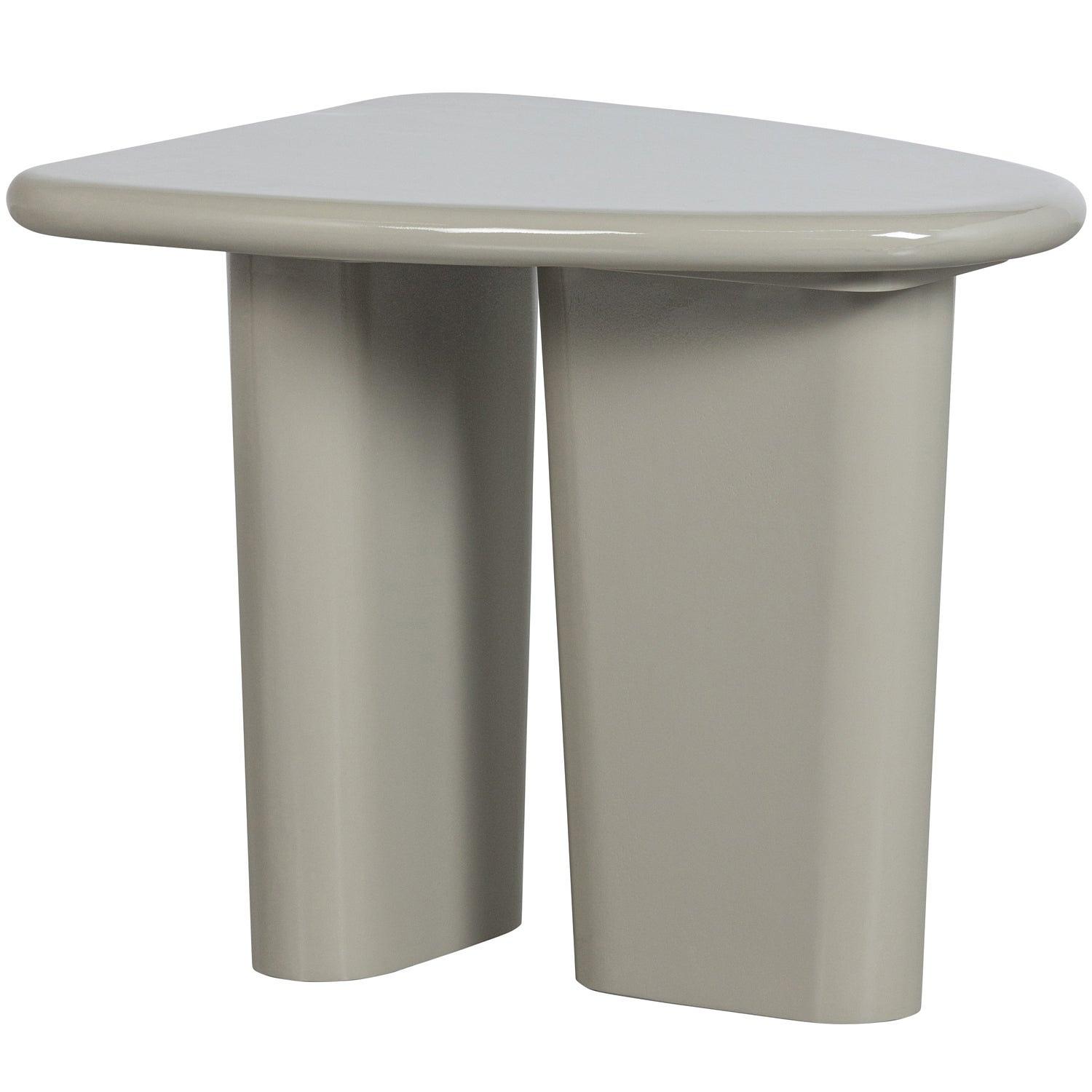 Small Beach Beistelltisch Mangoholz Grau 0
