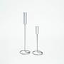 Set of metal candle holders 1970s 1