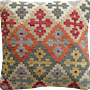 Carpet Pillow Wool Cotton Multicolored 0