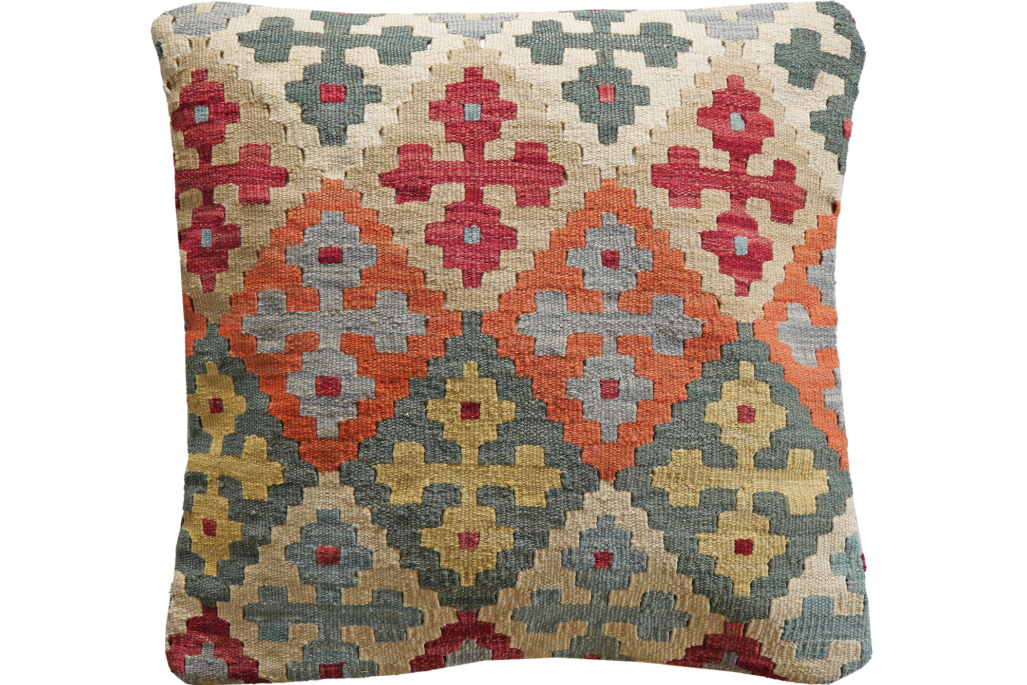 Carpet Pillow Wool Cotton Multicolored 0