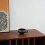 Dark Green Ceramic Mug 1970s 1