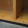 Vintage Bookshelf Ash Wood Brown 1970s 13