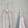 2x Pieni Haken Edelstahl Gold 3