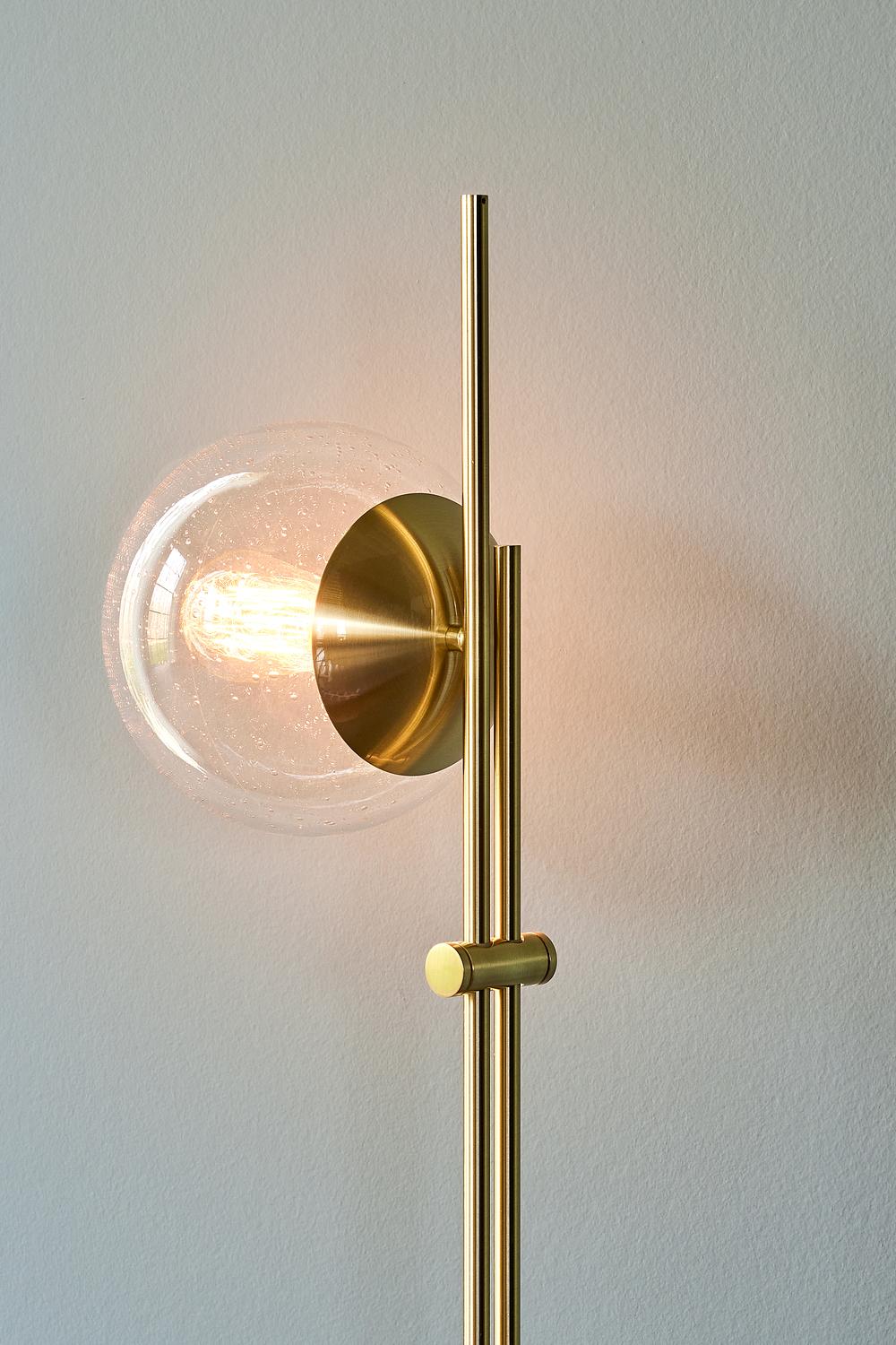 Bubble Stehlampe Messingfarben 3