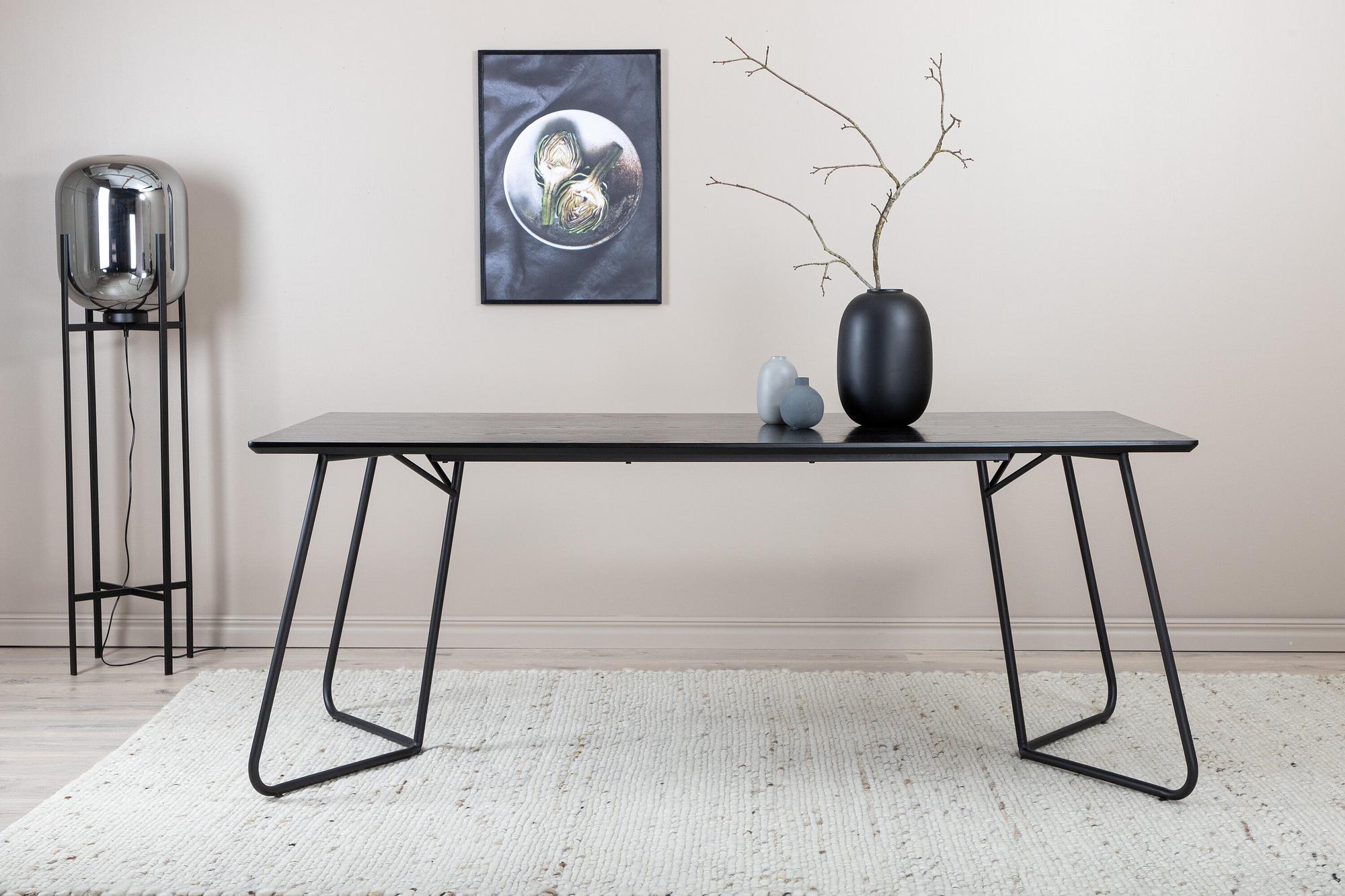 Petra Dining Table Black Black Veneer 8