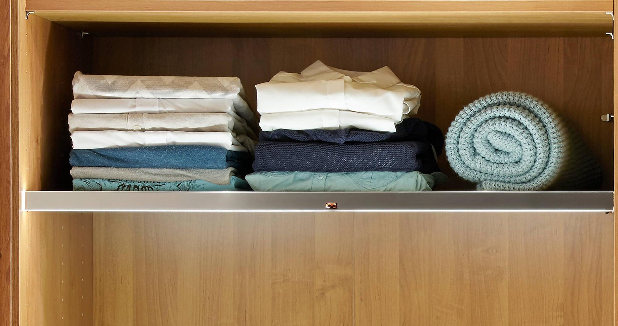 2x LED-Lichtblende Cardiff 96,4 cm Metall Silber 2