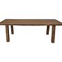 2x Tischbein Outdoor Teakholz 3