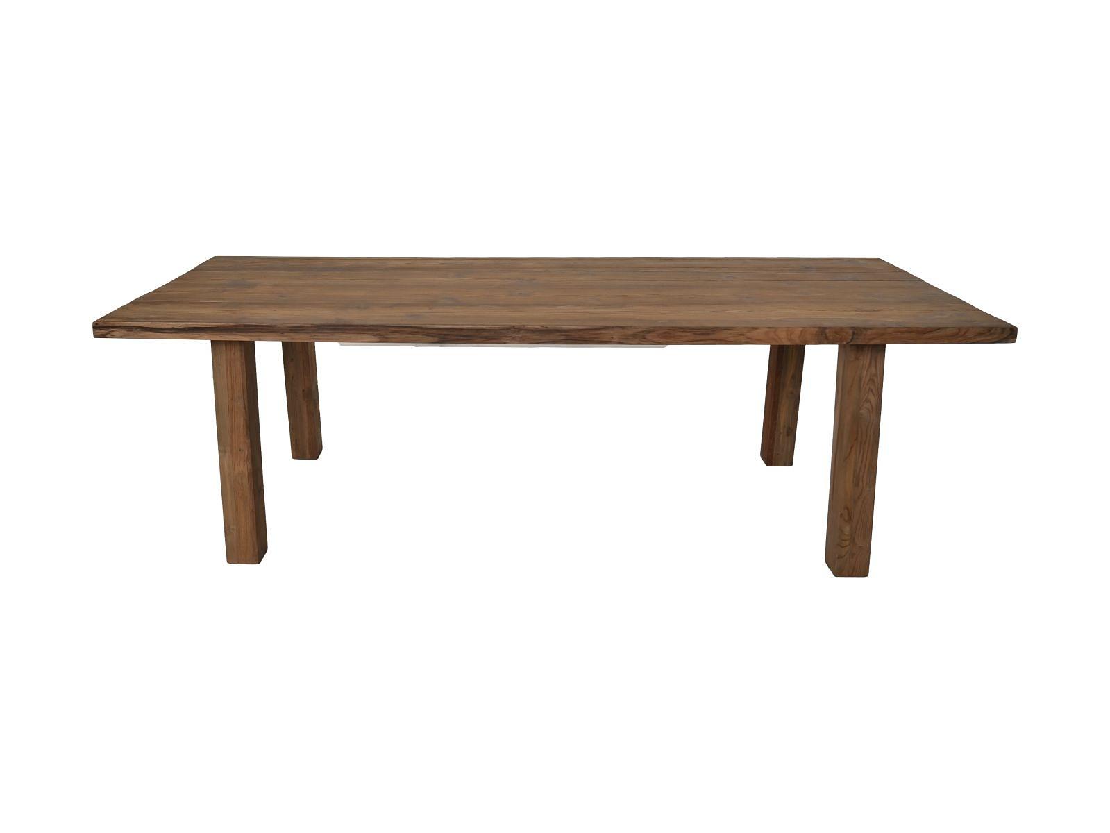 2x Tischbein Outdoor Teakholz 3