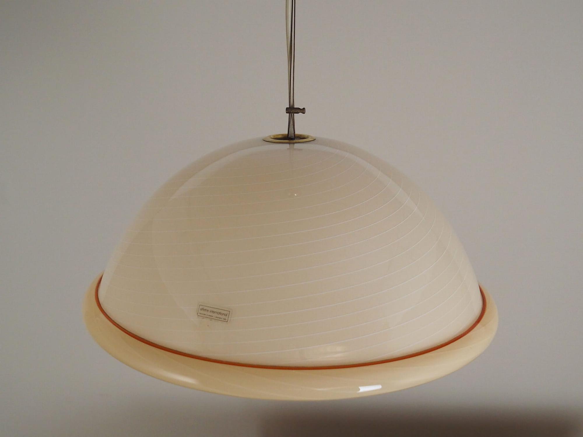 Pendelleuchte Muranoglas 1970er Jahre 5