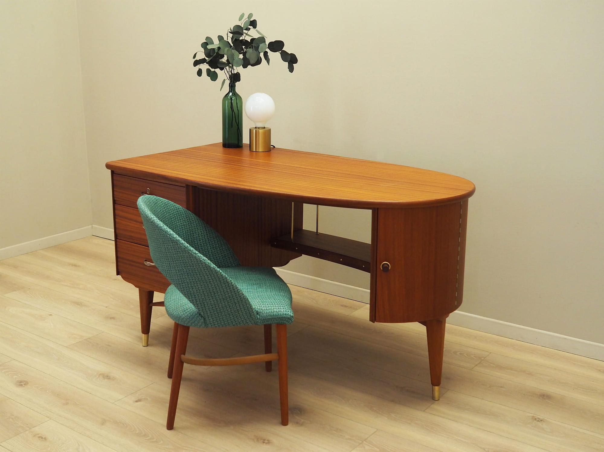 Mahogany Schreibtisch 1960 Jahre 3