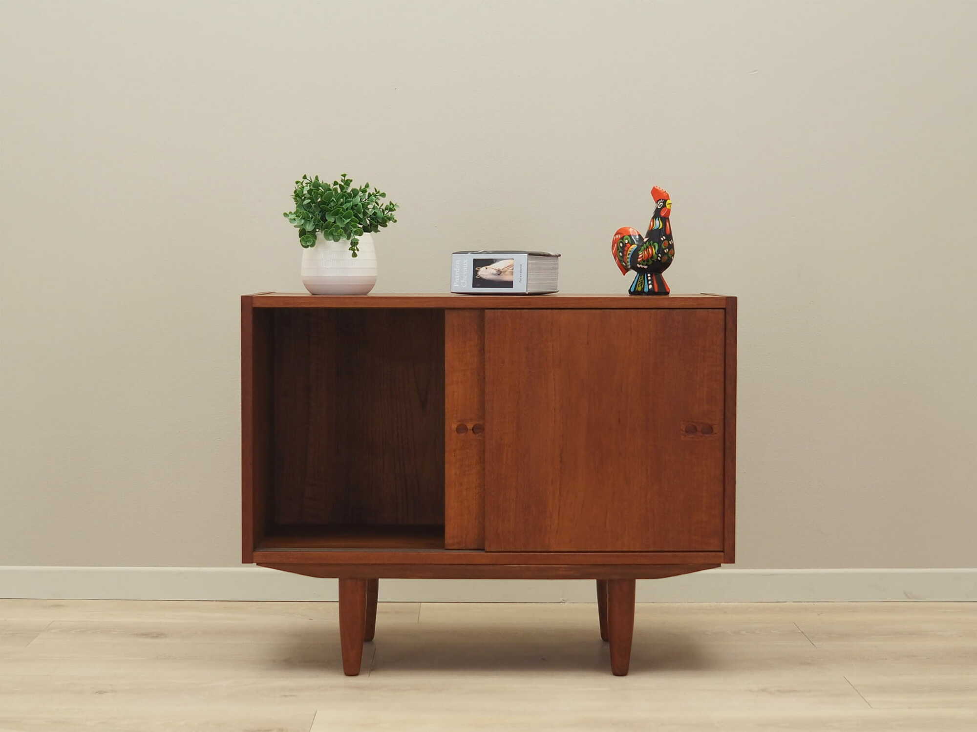 Vintage cabinet teak brown 1960s 2