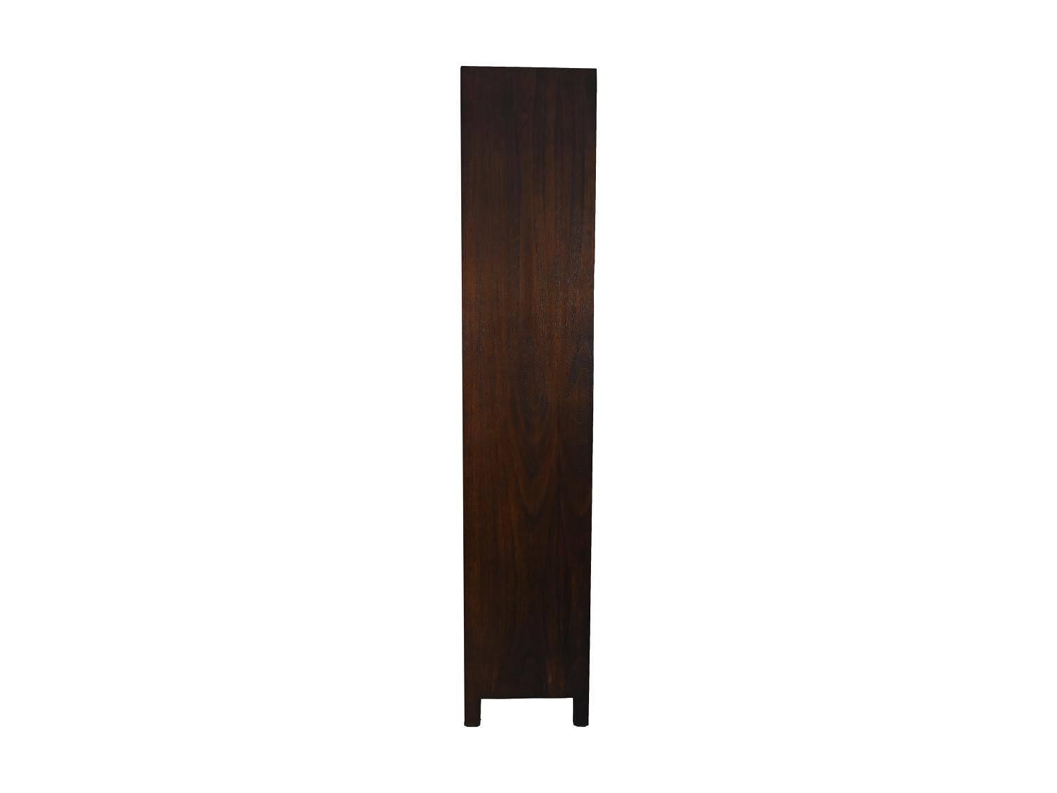 Wandregal Teakholzfurnier Braun 2