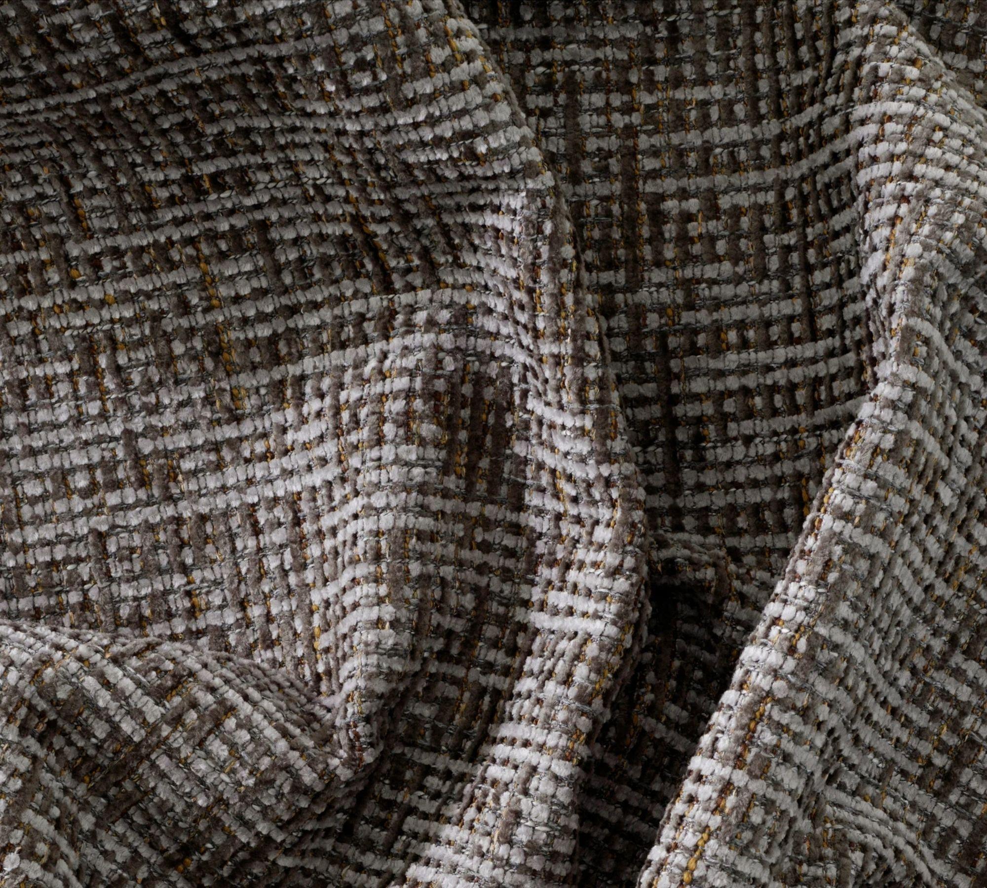 Bergamo Sofa 4-seater Tuscany fabric brown 4