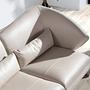 3-Sitzer Sofa in taubengrauem Leder 6146 4