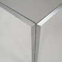 Vintage Table Aluminum Grey 1980s 6