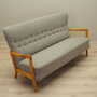 Vintage Sofa Buchenholz Textil Grau 1960er Jahre 5