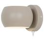 1-Flammig Wandleuchte Belir Aluminium Braun 1