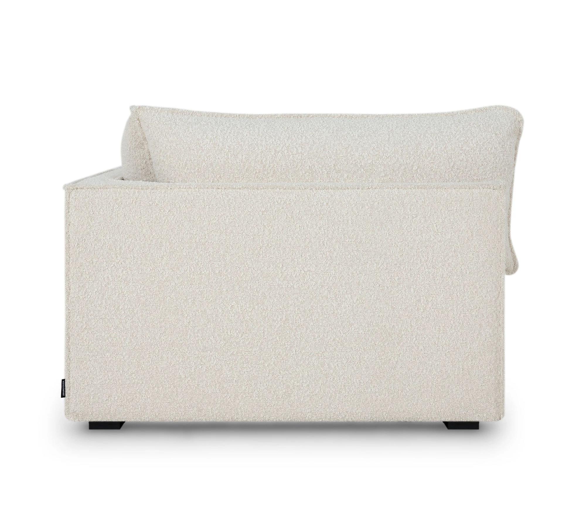 Daphne 1-Sitzer Eckmodul Links Maya Cream 2