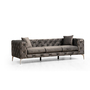 Elegant sofa 3-seater anthracite 6
