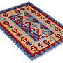 Tappeto Kilim Gashgai Lana Multicolore 2