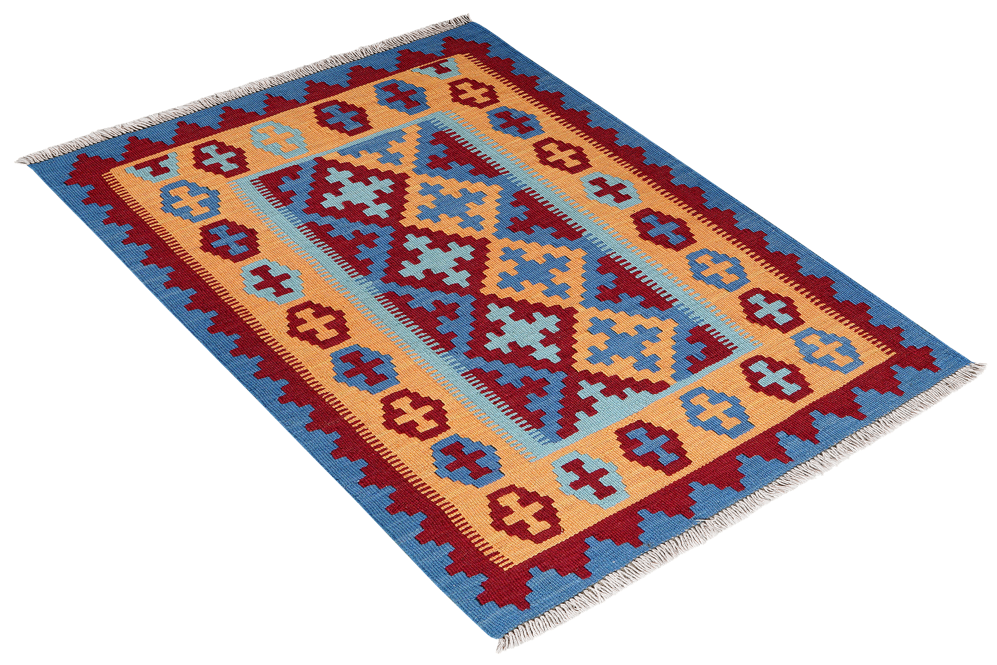 Kelim Gashgai Carpet Wool Multicolored 2