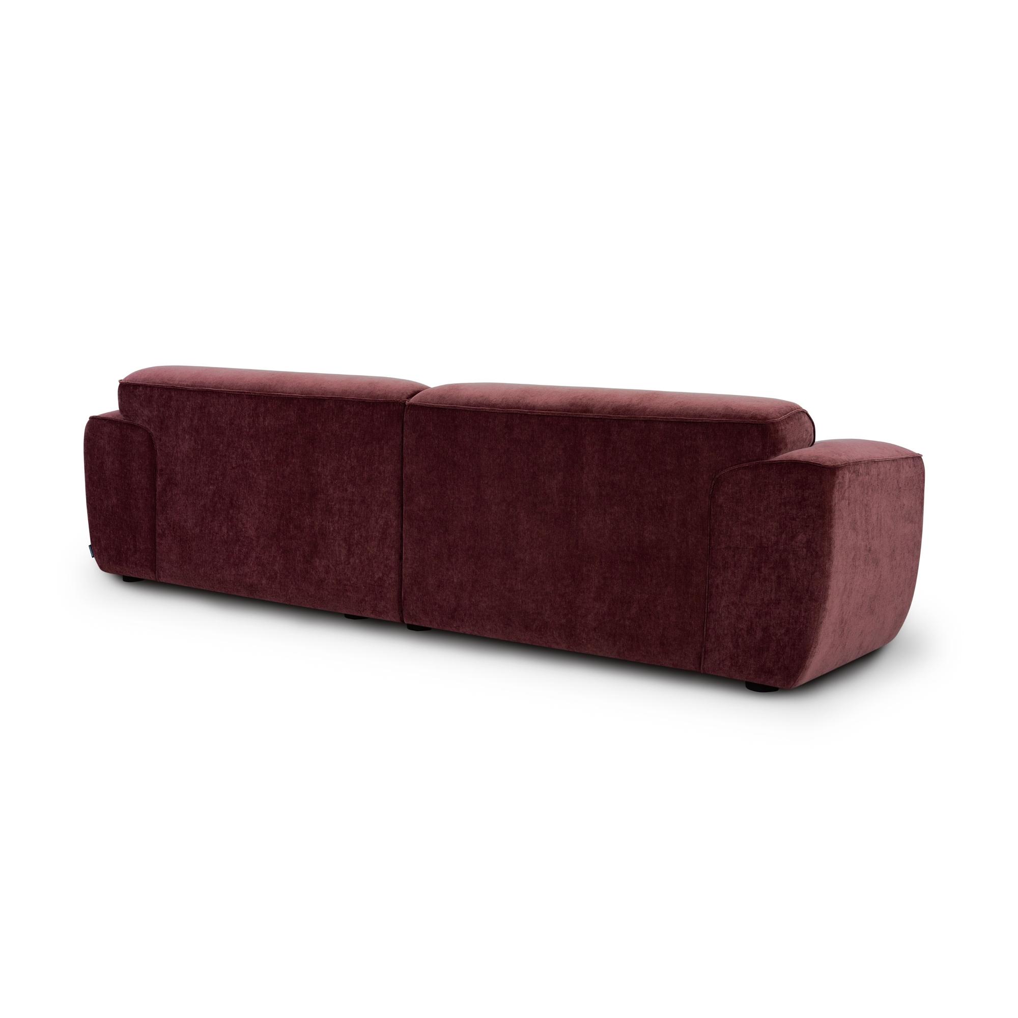 Greta Sofa 3-Sitzer Moss Burgundy 4