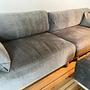 Aya Sofa 4-Sitzer & Hocker Planet Grey Green 3